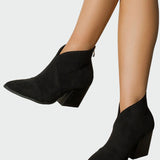 Kristýna Elegantni Semišasti Cipele s Visokom Petom