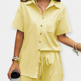 Udoban Set s Košuljom i Šortsem