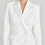 Sofia | Bijeli dvoredni sako od satena