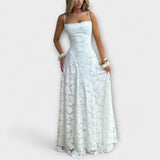 Emberly - Elegantna maxi haljina od žakardnog materijala