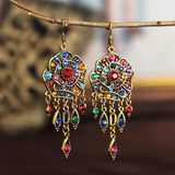 Višebojni Vintage Mandala Naušnice