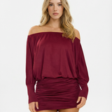 Marija | SOLA Mini Haljina s Nabranim Detaljima