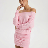 Marija | SOLA Mini Haljina s Nabranim Detaljima