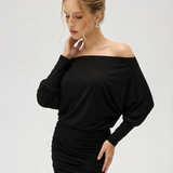 Marija | SOLA Mini Haljina s Nabranim Detaljima