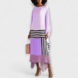 Elenora - Geometrijski kaftan s opuštenim krojem
