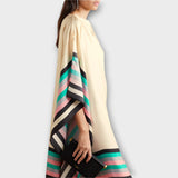 Elenora - Geometrijski kaftan s opuštenim krojem