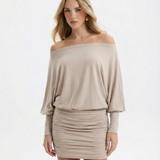 Marija | SOLA Mini Haljina s Nabranim Detaljima