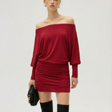 Marija | SOLA Mini Haljina s Nabranim Detaljima