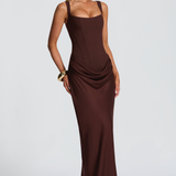 Jelena | Maxi Haljina u Obliku Pješčanog Sata