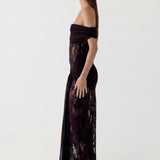 Biserka | Dugačka čipkasta haljina