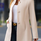 Elena | Elegantan Kaput s Visokim Ovratnikom