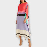 Elenora - Geometrijski kaftan s opuštenim krojem
