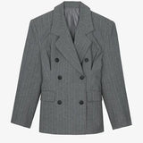 Sofia | Sivi Blazer s Remenom