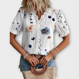 Emily - Modna bluza s V-izrezom