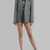 Sofia | Sivi Blazer s Remenom