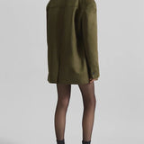Sofia | Oversize Blazer od Suede u Voćnoj Zelenoj