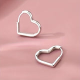 Zlatne Naušnice od Nehrđajućeg Čelika s Dizajnom Srca