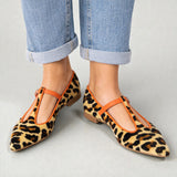 Lulu | LEOPARD T-TRAK FLAT CIPELE