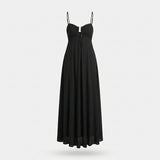 Vivienne | Slip Maxi Haljina s Metalnim Detaljima na Leđima