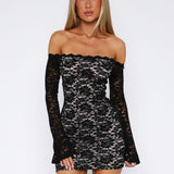 Sara | Halter Mini s Čipkom