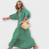 Elegantne geometrijske maxi haljine