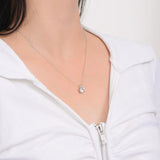 Ekskluzivna Ogrlica od Sterlina Srebra s Moisanitom