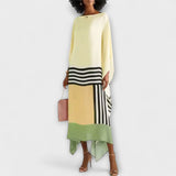 Elenora - Geometrijski kaftan s opuštenim krojem