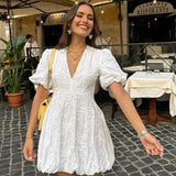 Lea | Puff Mini Haljina