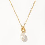 Elegantna Ogrlica s Zlatnom Perlom