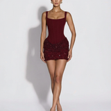 Ljubica | Mini Haljina s Pješčanim Satom