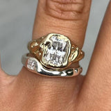 Set Sjajnih Prstenova u Zlatnoj i Srebrnoj Boji