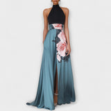Natalie - Cvjetna A-line Maxi Haljina