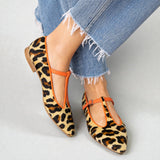 Lulu | LEOPARD T-TRAK FLAT CIPELE