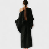 Dana - Kimono haljina izrađena od lana i pamuka
