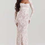 Celeste | Maxi haljina od čipke