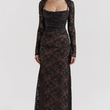 Celeste | Maxi haljina od čipke