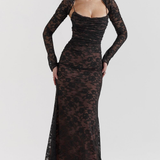 Celeste | Maxi haljina od čipke