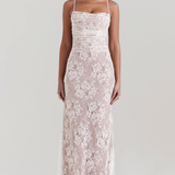 Celeste | Maxi haljina od čipke