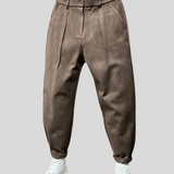 Marcello - Elegantne Hlače Melange